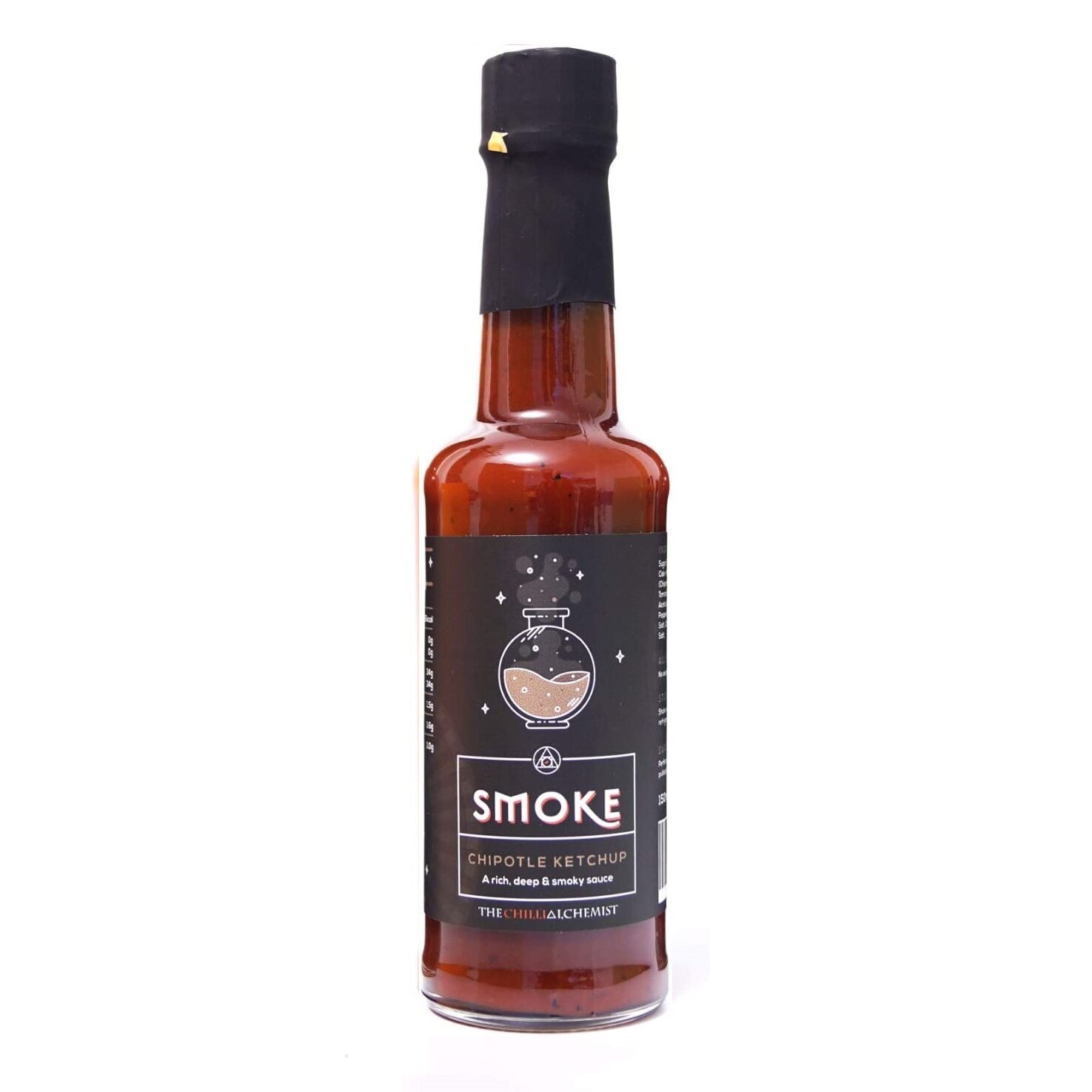 Hot Sauce Condiment Chipotle Pepper Spicy Ketchup Smoke 150 ml